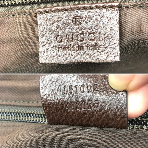 Authentic Gucci crossbody bag brown canvas - Picture 15 of 16